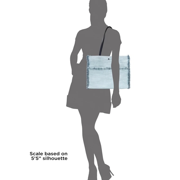 Kate Spade New York Large Sam Denim Tote - Picture 2 of 16